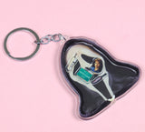 Scream Acrylic Shaker Charm Keychain Keyrings