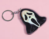 Scream Acrylic Shaker Charm Keychain Keyrings