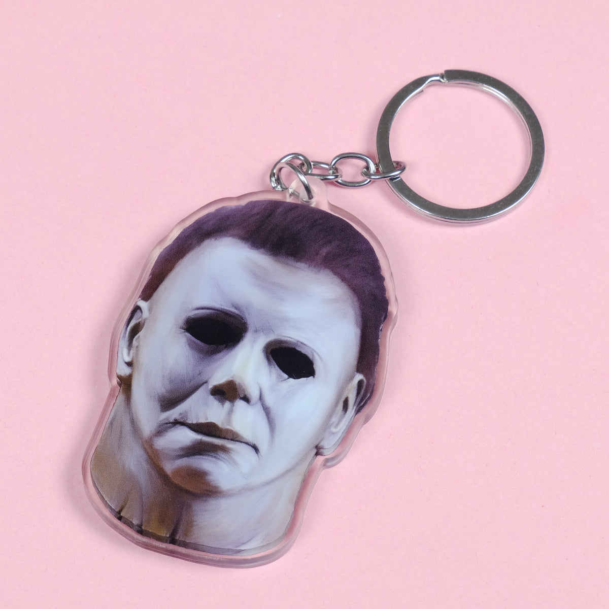 Michael Myers shaker charm Keychain Keyring - Main Image