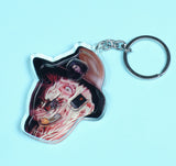Nightmare on Elm Street Acrylic Shaker Charm Keychain Keyring