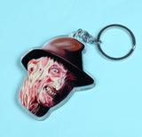 Nightmare on Elm Street Acrylic Shaker Charm Keychain Keyring
