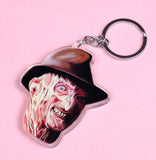 Nightmare on Elm Street Acrylic Shaker Charm Keychain Keyring