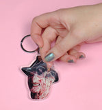 Nightmare on Elm Street Acrylic Shaker Charm Keychain Keyring