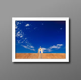 Desert Church Mounted Photo Print - Photographic Print - Original Photo - Wall Art
