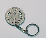 Teddy Bear Alloy wheel Enamel Keyring Keychain
