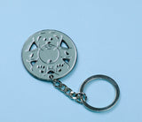 Teddy Bear Alloy wheel Enamel Keyring Keychain