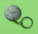 Teddy Bear Alloy wheel Enamel Keyring Keychain