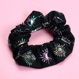 Mystical Moon Metallic Cotton Scrunchie