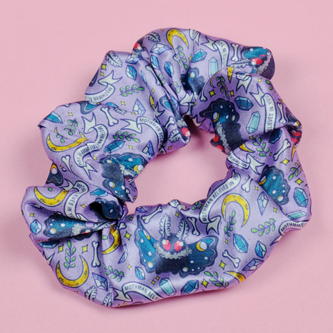 Mothman Satin Scrunchie