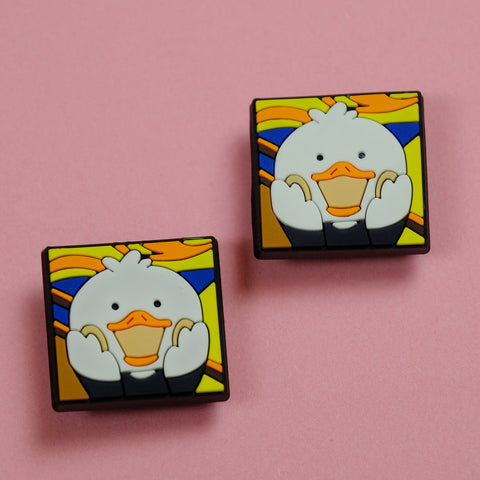 The Scream Goose Shoe Charm