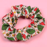 Pink Grinchmas Cotton Scrunchie