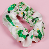 Cacti Satin Scrunchie