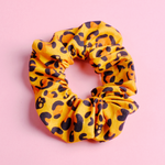 Leopard Skull Cotton Scrunchie