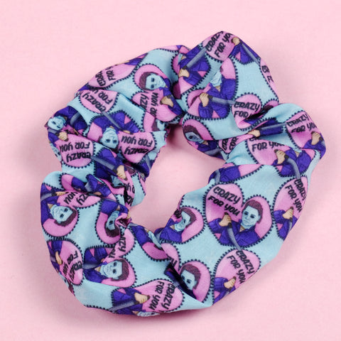 Crazy for Michael Cotton Scrunchie