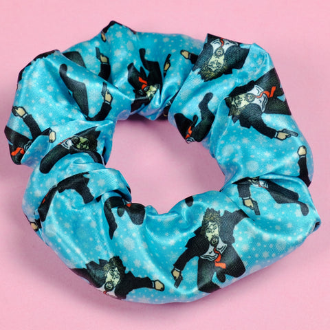 Nakatomi Plaza Satin Scrunchie