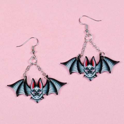 Spooky Bat Earrings