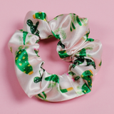 Cacti Satin Scrunchie