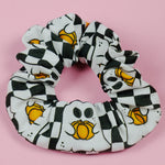 Pumpkin Ghost Cotton Scrunchie