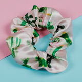 Cacti Satin Scrunchie