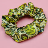 Beware Ogre Satin Scrunchie