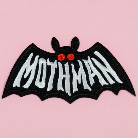Mothman Embroidered Iron on Patch