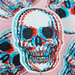 3D effect Skull Embroidered Patch