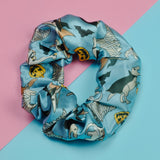 Scare-o-Saurus Satin Scrunchie