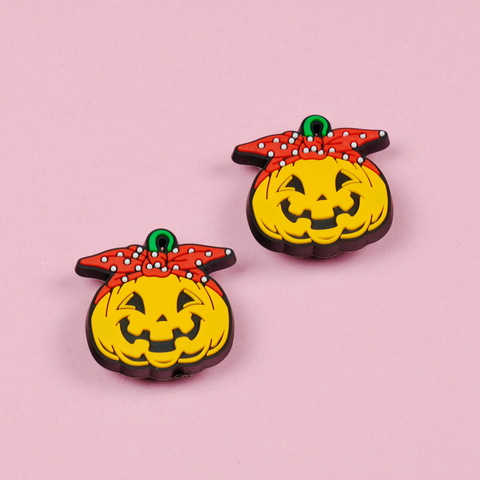 Pinup Pumpkin Shoe Charm