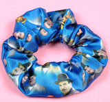 Detective Hercule Satin Scrunchie