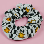 Pumpkin Ghost Cotton Scrunchie