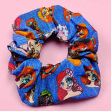 Day of the Princesses Cotton Scrunchie