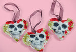 Skull Hanging Hearts