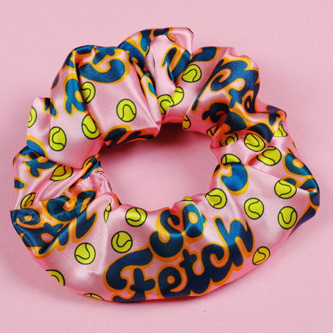 So Fetch Satin Scrunchie