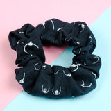 Boobs boobs boobs cotton scrunchie