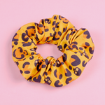 Leopard Skull Cotton Scrunchie