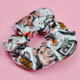 The Game Begins Satin Scrunchie
