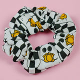 Pumpkin Ghost Cotton Scrunchie