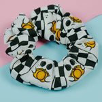 Pumpkin Ghost Cotton Scrunchie