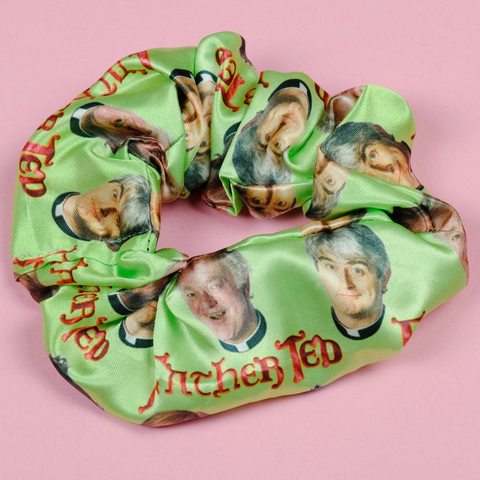 Father Ted Satin Scrunchie