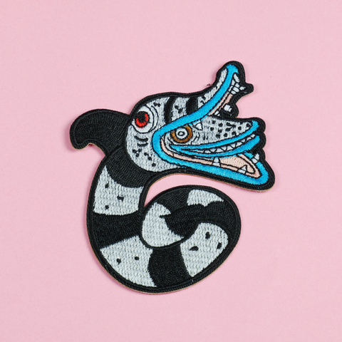 Sandworm Embroidered Iron on Patch