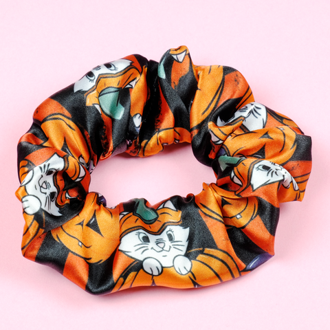 Pumpkin Aristocuties Satin Scrunchie