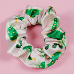 Cacti Satin Scrunchie