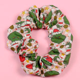 Pink Grinchmas Cotton Scrunchie