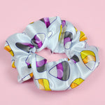 Candy Corn Satin Scrunchie