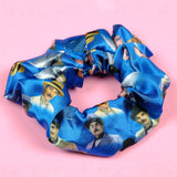 Detective Hercule Satin Scrunchie