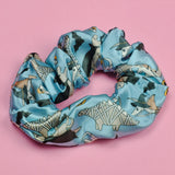 Scare-o-Saurus Satin Scrunchie