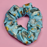 Scare-o-Saurus Satin Scrunchie