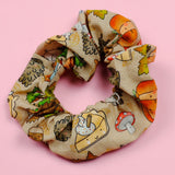 Pumpkin & Pine Cotton Scrunchie