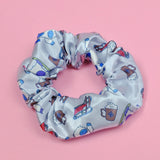 Yeti , Set…Snow Satin Scrunchie