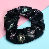 Mystical Moon Metallic Cotton Scrunchie